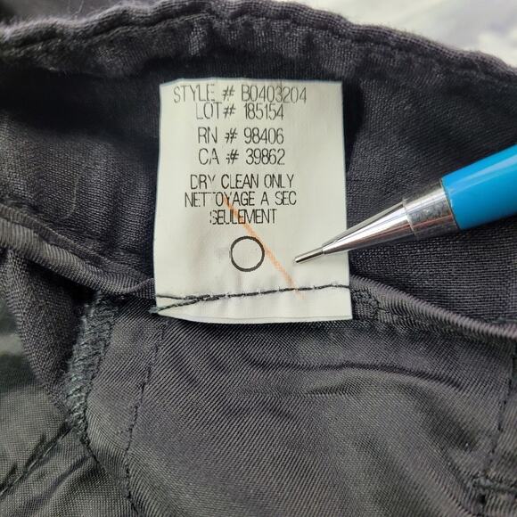 Theory Black Linen Pants size 4 - Picture 15 of 16